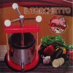 Torchietto torchio premitutto laccato acciaio inox lt 1,5 Charly Made in Italy