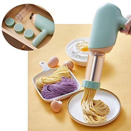 APOE Macchina per la Pasta Elettrica, 40W, Torchio per Pasta Fresca Macchina Sfogliatrice Elettrica Professionale, Rimovibile-Facile da Pulire